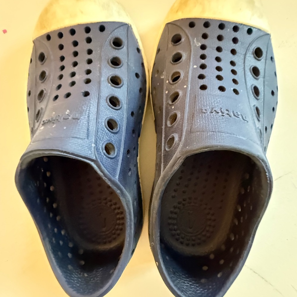 Navy Blue Navy Toddler Shoes C7